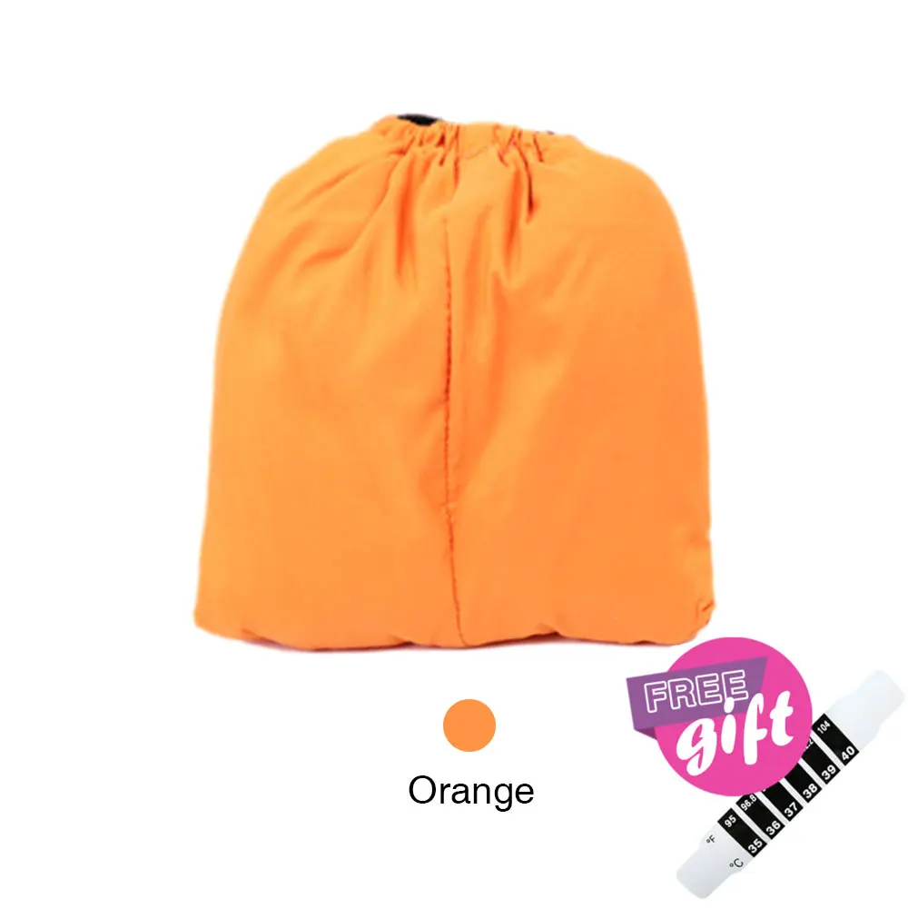 Orange with gift Портативный детский обеденный стул для ланча, складной детский стульчик для кормления, детский ремень безопасности, детские стулья для еды - Цвет: Orange with gift