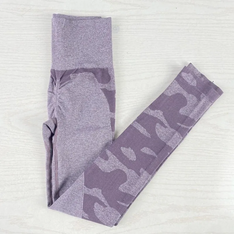 

Women Seamless Camouflage Training Set Fitness Suits Jogging Clothing Crop Top Bra+High Waist Exercise Leggings Workout Sets