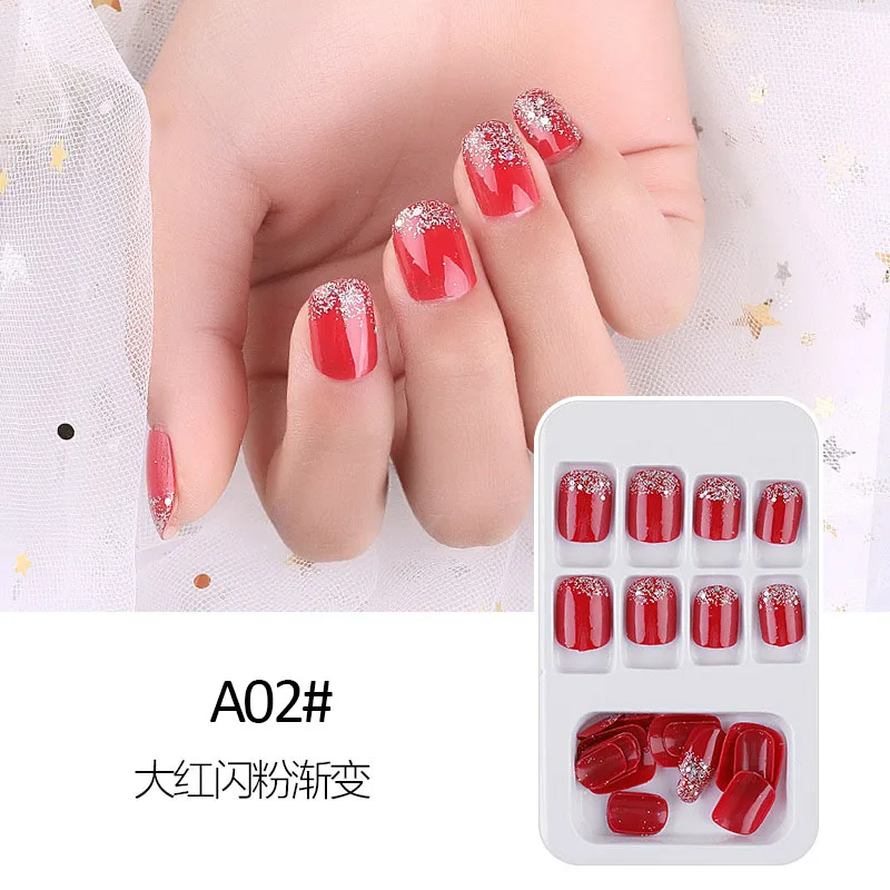 24/30 шт. накладные ногти для дизайна ногтей блестящие/матовые полное покрытие