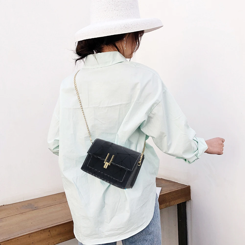 Маленькие женские сумки через плечо с клапаном мессенджер из искусственной кожи