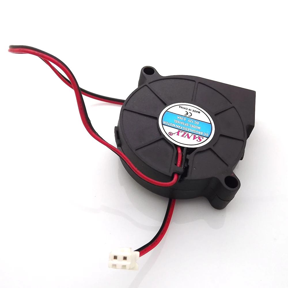 SF5015SL DC12V 0.06A 50*50*15 мм 2-контактный 2-проводной Ультра тихий увлажнитель турбо вентилятор охлаждения