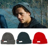 4 style new jughead jones riverdale cosplay winter warm beanie hat topic exclusive crown knitted cap unisex christmas gift