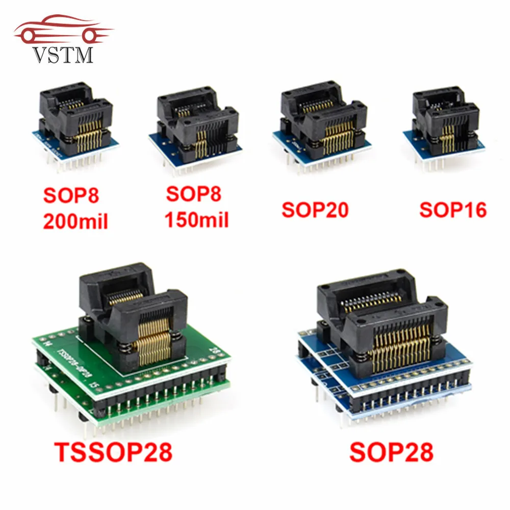 6 шт./компл. адаптер TSSOP28 SSOP28 SOP28 DIP28 SOP20 SOP16 SOP8 150mil200mil К DIP8 совместимый tssop20ssop20 tssop8