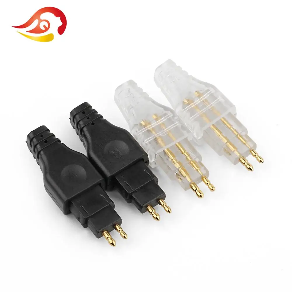 QYFANG штырь для наушников позолоченный медный разъем DIY пользовательский провод