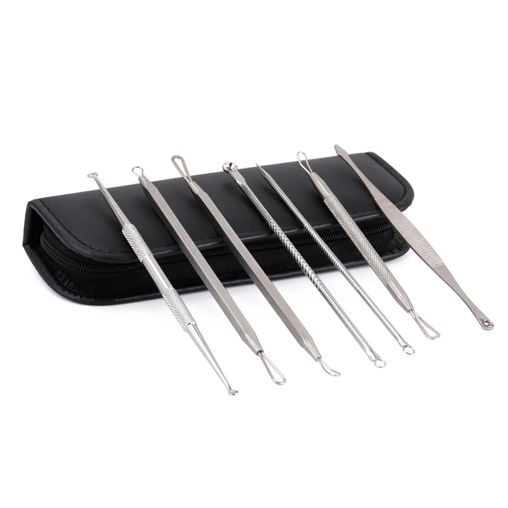 7 шт. пинцет из нержавеющей стали для ухода за кожей лица| |