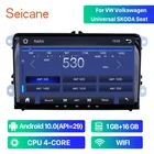 Автомагнитола Seicane, Android 10,0, GPS, 2 din, аудиосистема Для VW Volkswagen Golf Polo Tiguan Passa MK5 MK6 Jetta Touran Seat CANBUS