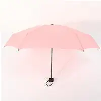 no Black surface J 18 видов стилей 180 г Сверхлегкий карманный мини зонтик от дождя, Ветрозащитный прочный 5 складных солнцезащитных зонтов, портативный свежий солнцезащитный зонтик - Цвет: no Black surface J
