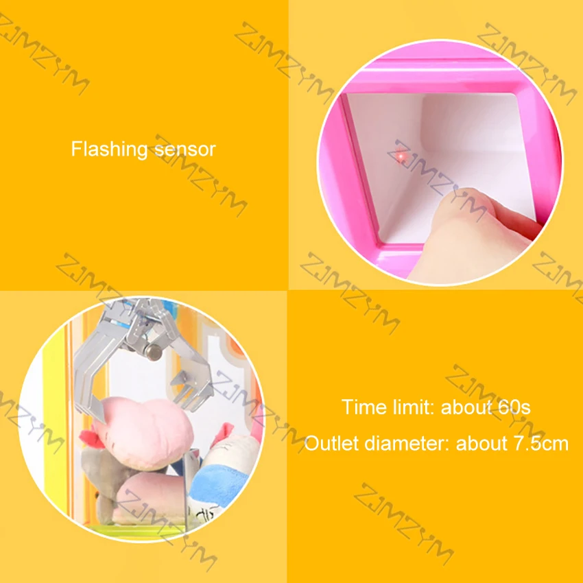 

Claw Machine for Kids Children Vending Candy Doll Toy Gifts Grabber Machine Coin Operated Mini Arcade Game Claw Machine Catcher