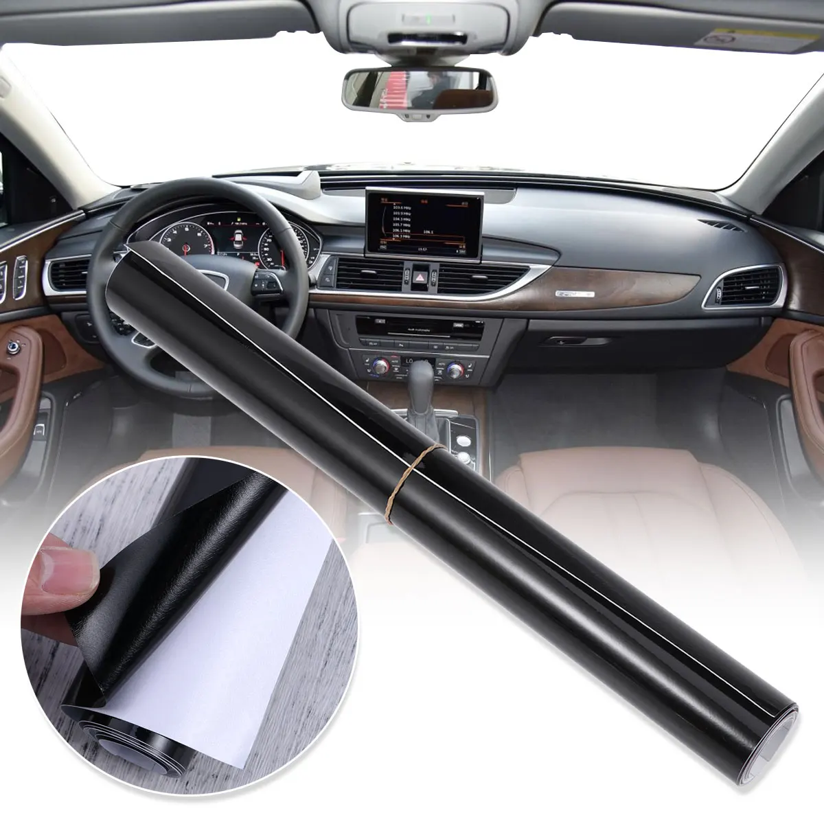 Высококачественная глянцевая виниловая пленка для фортепиано автомобиля лодки