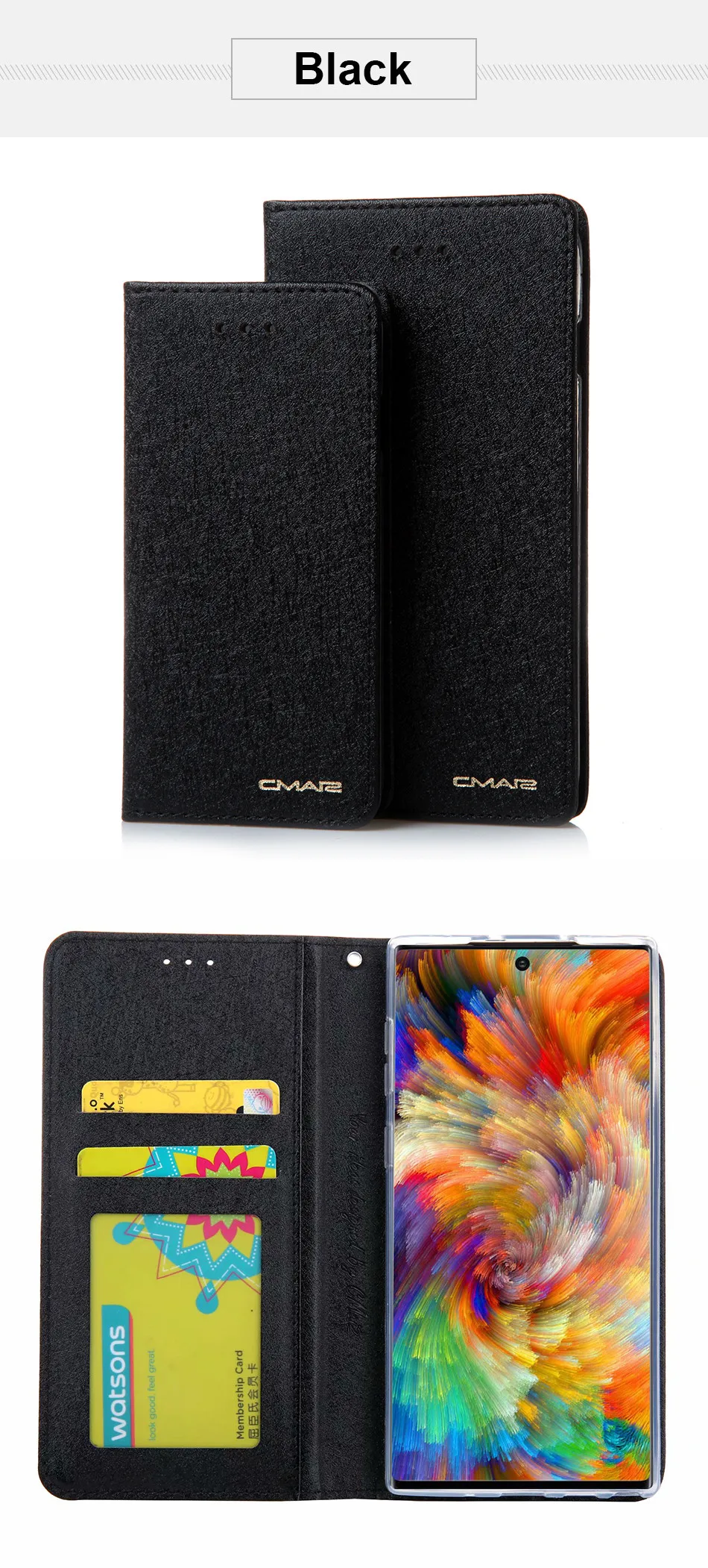 Для Hoesje samsung Note 10 Plus чехол Роскошный кожаный чехол для телефона на samsung Galaxy Note 10 Чехол Флип-бумажник чехол Note 10 10+ чехол