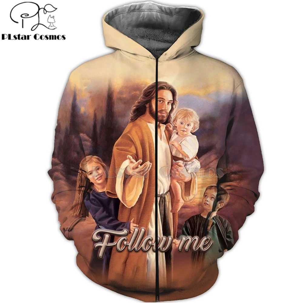 

PLstar Cosmos Printed JESUS Way Maker 3d hoodies/Sweatshirt Winter autumn funny Harajuku Long sleeve God cosplay streetwear-2