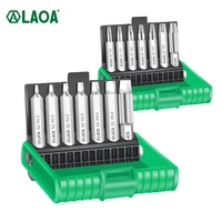 laoa screw extractor 7pcs set drill bits torx guide set broken speed out easy out bolt screw high strength remover tools