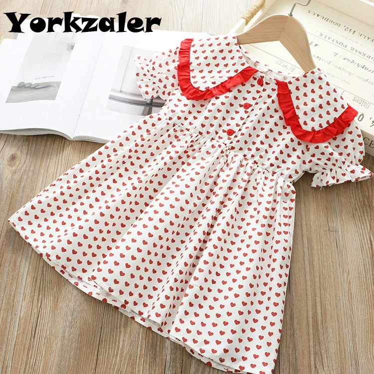 

Toddler Dress for Girls Clothes 2019 Brand Cotton Casual Princess Dress Kids Dot Dresses Children Clothing Baby Girl Dress