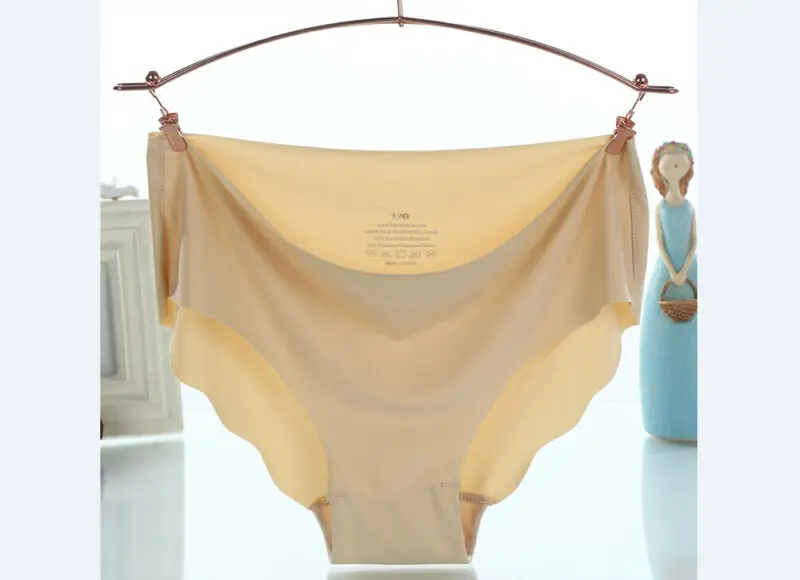 Трусики женские бесшовные с волнистыми краями 10 цветов 1 шт.|Женские трусики| |