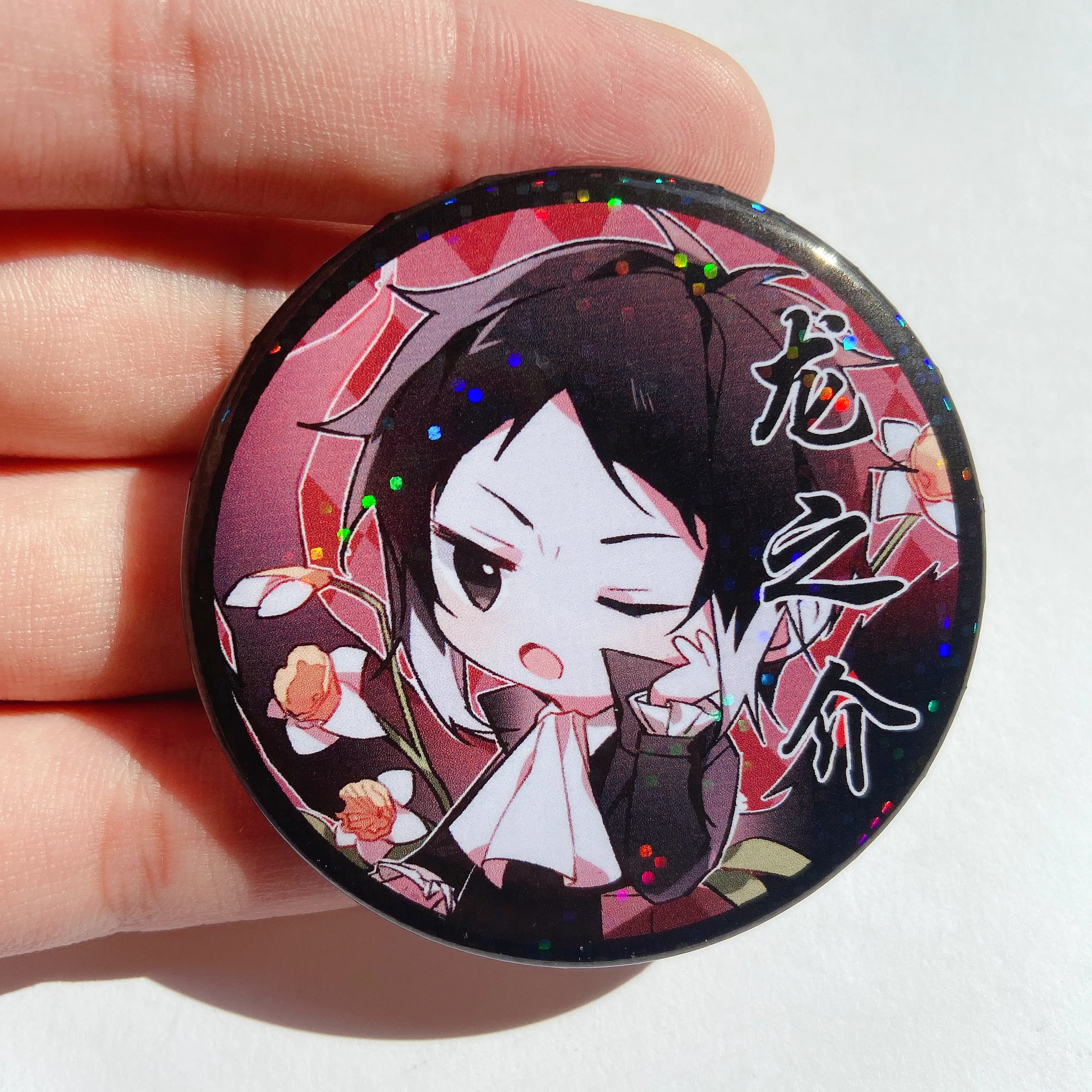 

Bungo Stray Dogs Anime Metal Kawaii Badge Brooch Pin Buttons Akutagawa Nakajima Atsushi Dazai Osamu Nakahara Chuya Holiday Gifts