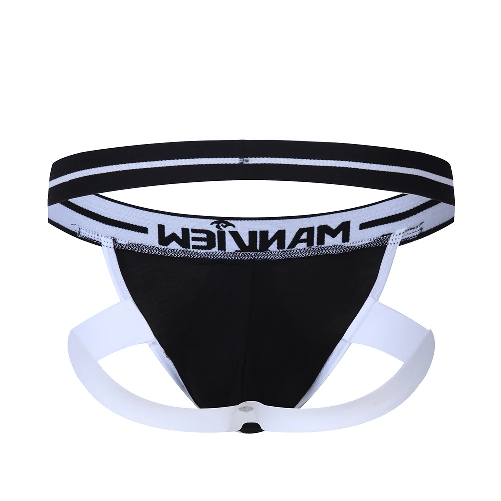 Сексуальное мужское нижнее белье дышащие бриджи с эластичным поясом открытыми