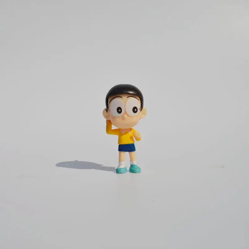 Аниме фигурки Doraemon Nobita Nobi Minamoto Shizuka Honekawa Suneo из ПВХ 6-8 см детские игрушки