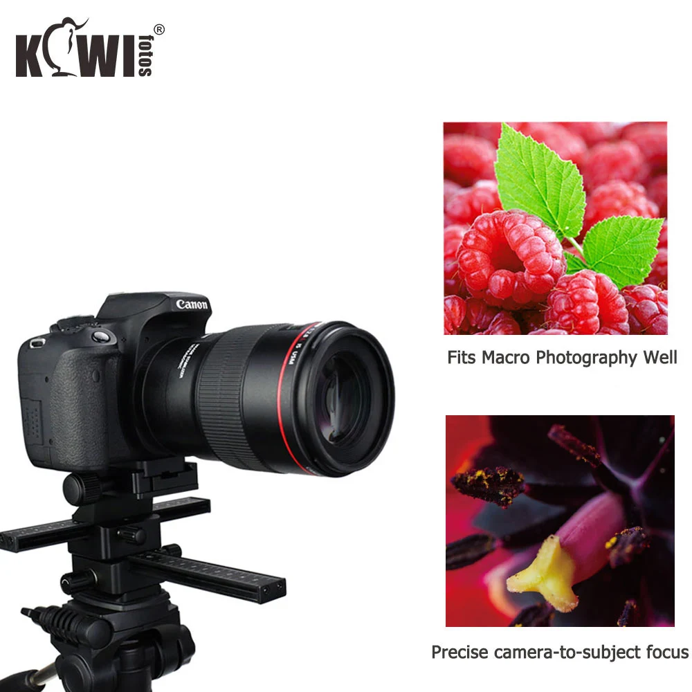 Макро Фокусировочный рельсовый ползунок для цифровой однообъективной