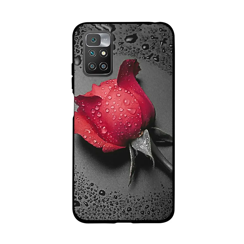 Чехол для телефона Xiaomi Redmi 10 чехол мягкий силиконовый из ТПУ чехлы Redmi10 бампер с