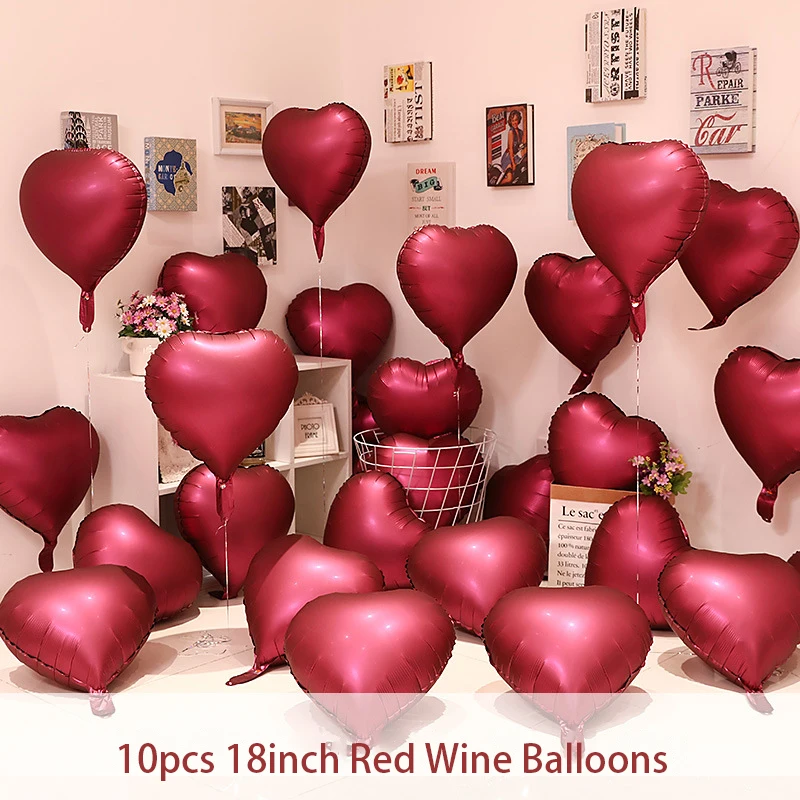 

10pcs/set Aluminum Foil Balloons Birthday Party Decorations Baby Shower Wedding Decor Balls Supplies Birthday Party Favors