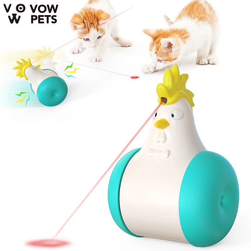 Electric Voice daruma Hair Laser Tease Cats Toy Multi-function Funny Toys Pet Products 2021 New VOW Pets