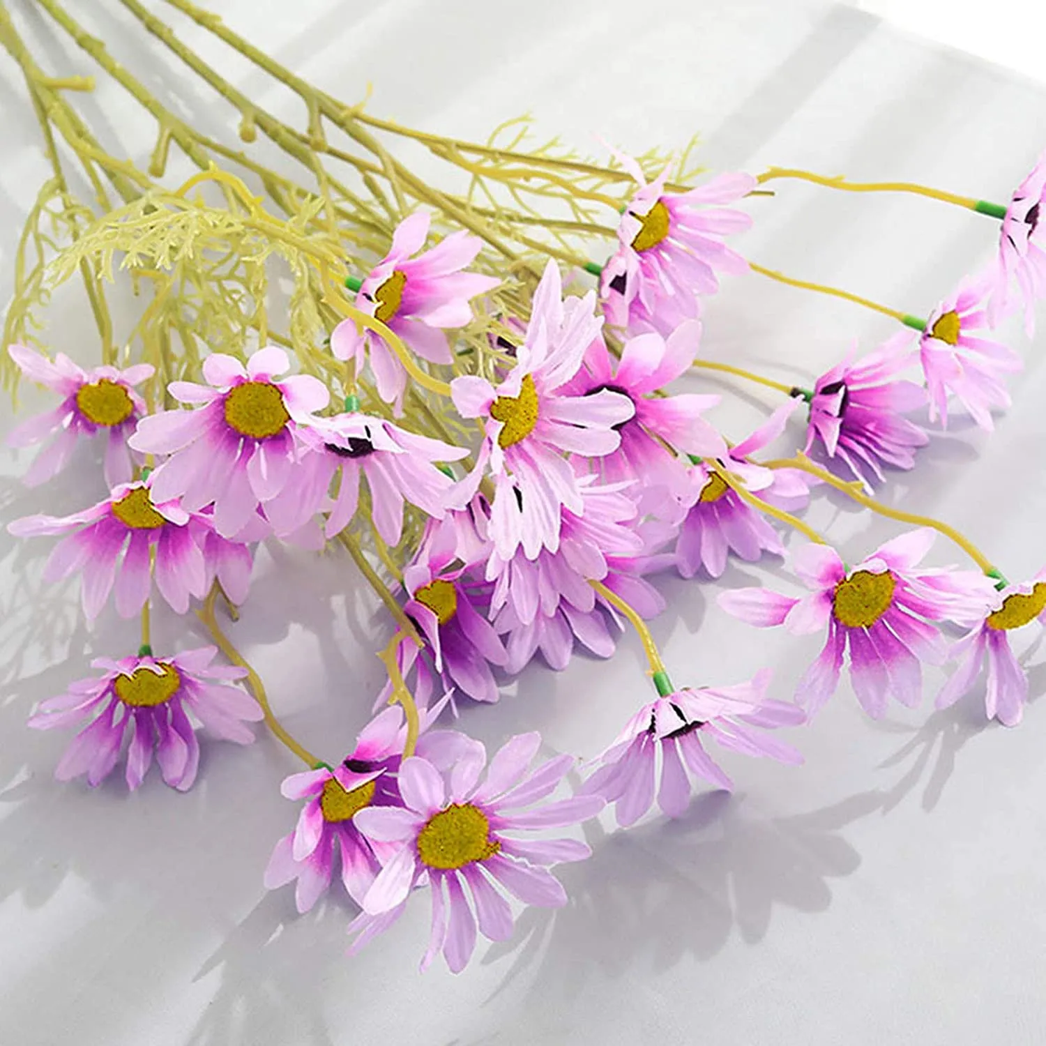 

5PC Simulation Small Daisy 5 Branch Cosmos Decoration Props Simulation Flower flores artificiales