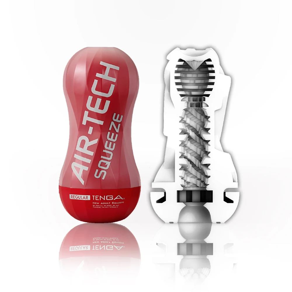 Многоразовая вакуумная секс-чашка Tenga Air-tech мягкая силиконовая вагина настоящая