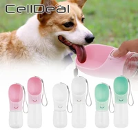 pet dog water bottle 350550ml portable pet drinking bowl for small large dogs cats outdoor water dispenser feeder water bottle