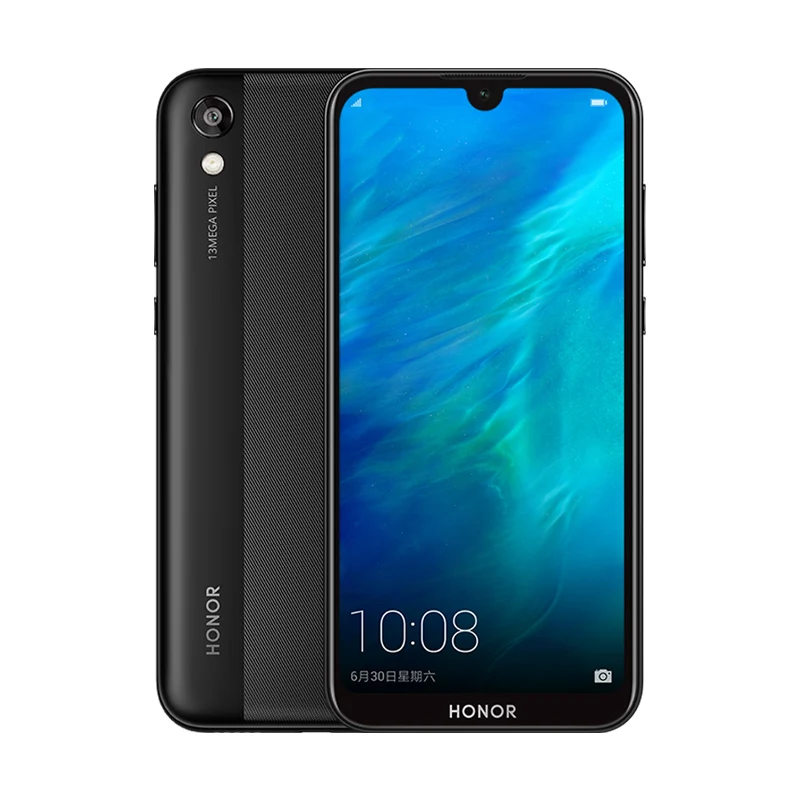 Новинка, Honor 8 Play, 32 Гб ПЗУ, 2 Гб ОЗУ, MT6761, четыре ядра, 13 МП камера, 3020 мАч, 5,71 дюйма, 19:9, полноэкранный смартфон - Цвет: Black