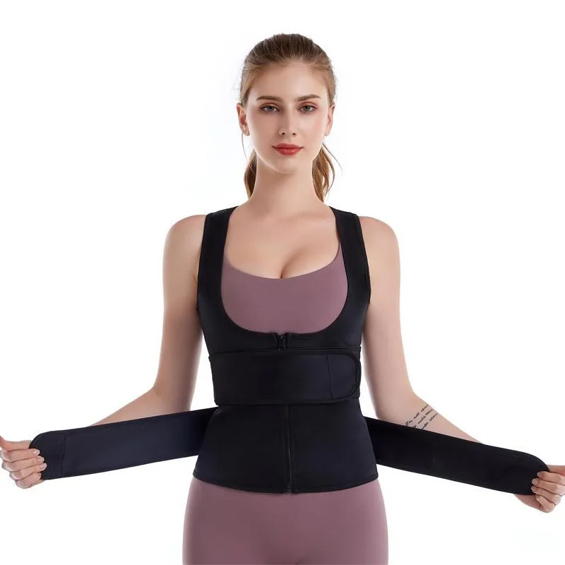 

Frauen Abnehmen Fitness Krper Shapers Neopren Sauna Korsett Fett Brennen Weste Taille Trainer Grtel Reduzierung Shapewear