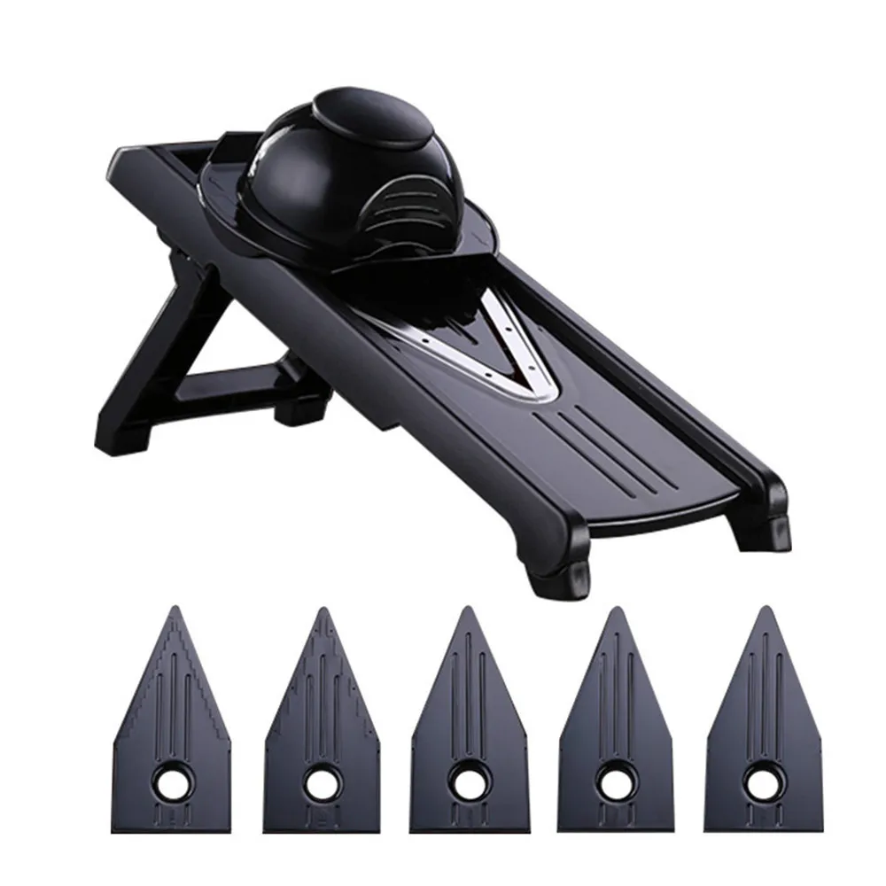 Новый 5 в 1 овощерезка лимон Картофель чип резак измельчитель морковки v образная