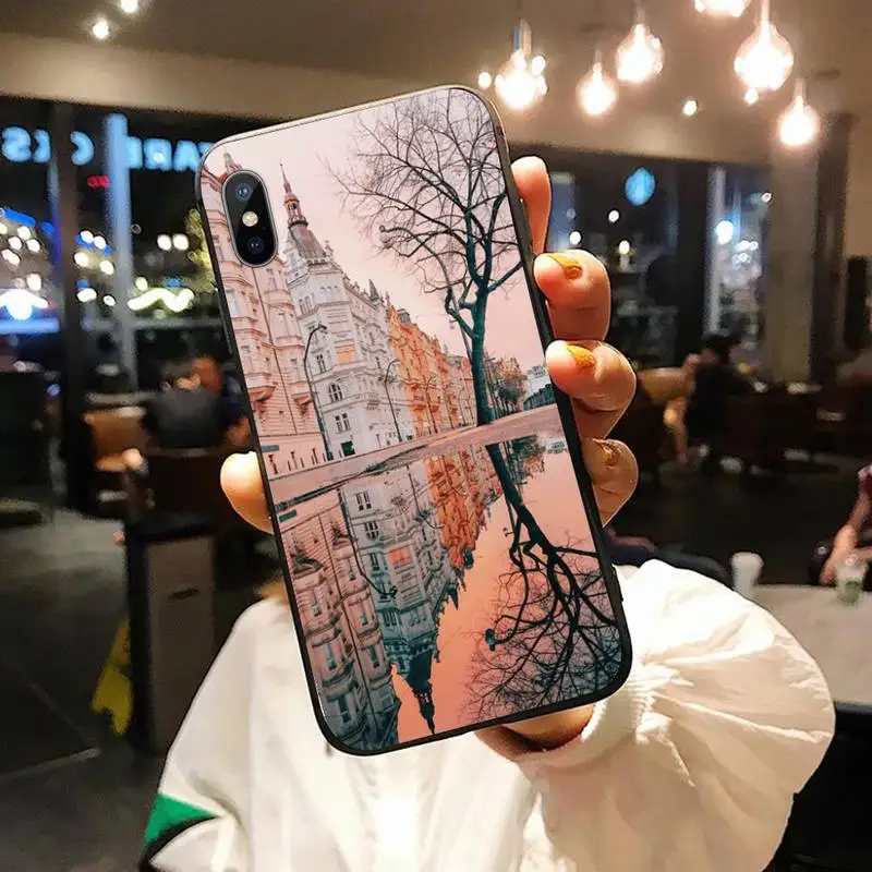

Attractions Fashion London New york Paris Phone Case for iPhone 11 12 pro XS MAX 8 7 6 6S Plus X 5S SE 2020 XR