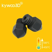 kywoo3d hardened steel mk8 nozzle high temperature printer thread 1 75mm nozzle 3d printer parts for heat block hotend