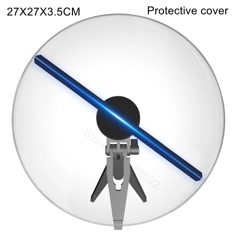 3D Голограмма вентилятора проектор дистанционное Рекламное Освещение настольный