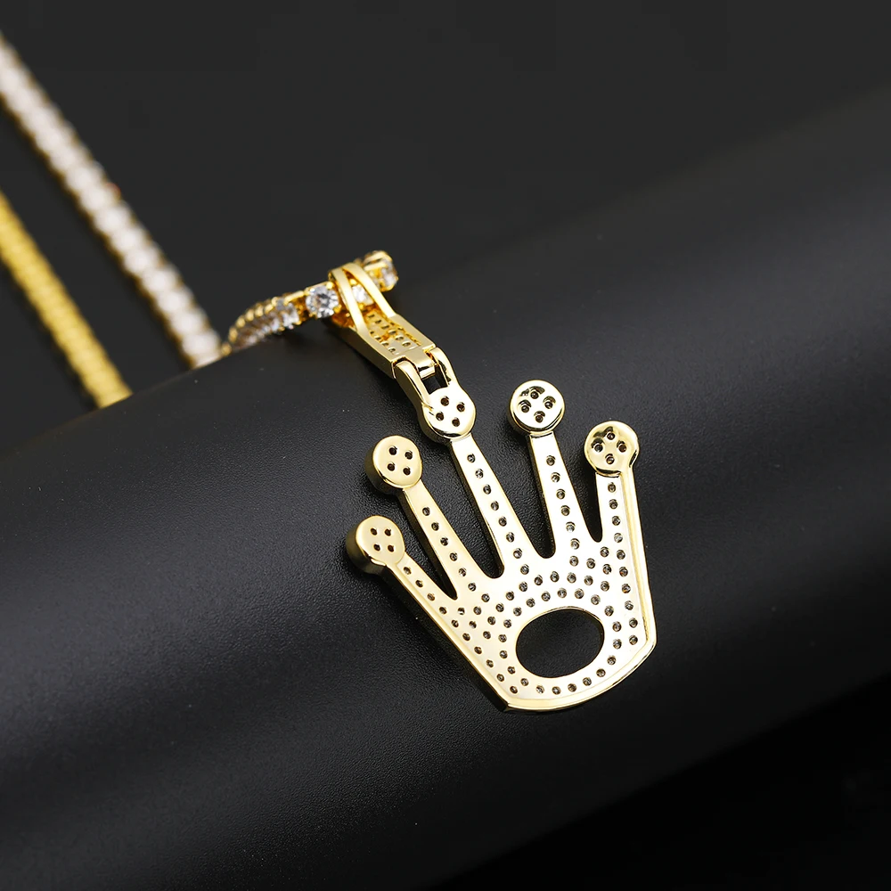 Цепочка с подвеской в стиле хип хоп для мужчин и женщин|Ожерелья подвеской| |