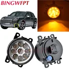 Светодиодсветильник Противотуманные фары высокой яркости, 2 шт., фары дальнего света DRL 35500-63J00 для PORSCHE CAYENNE (955) 2002-2015 для Renault DUSTER 2012-2015