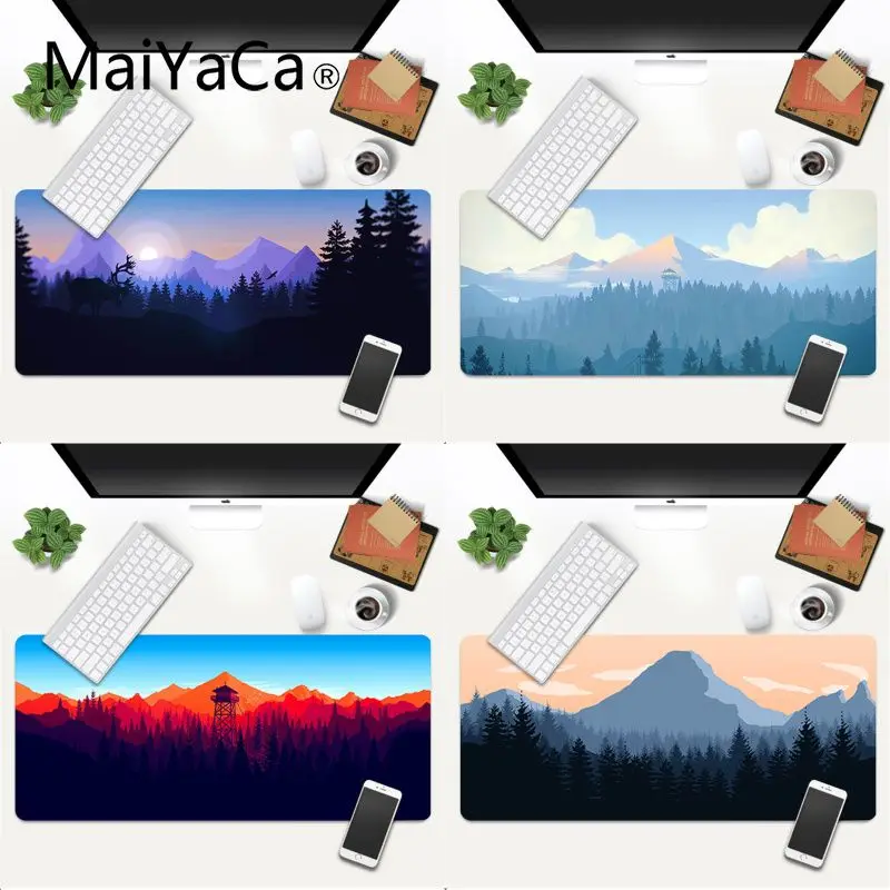 

MaiYaCa Deep forest firewatch Comfort Mouse Mat Gaming Mousepad Gaming Mouse Pad Large Deak Mat 700x300mm for overwatch/cs go