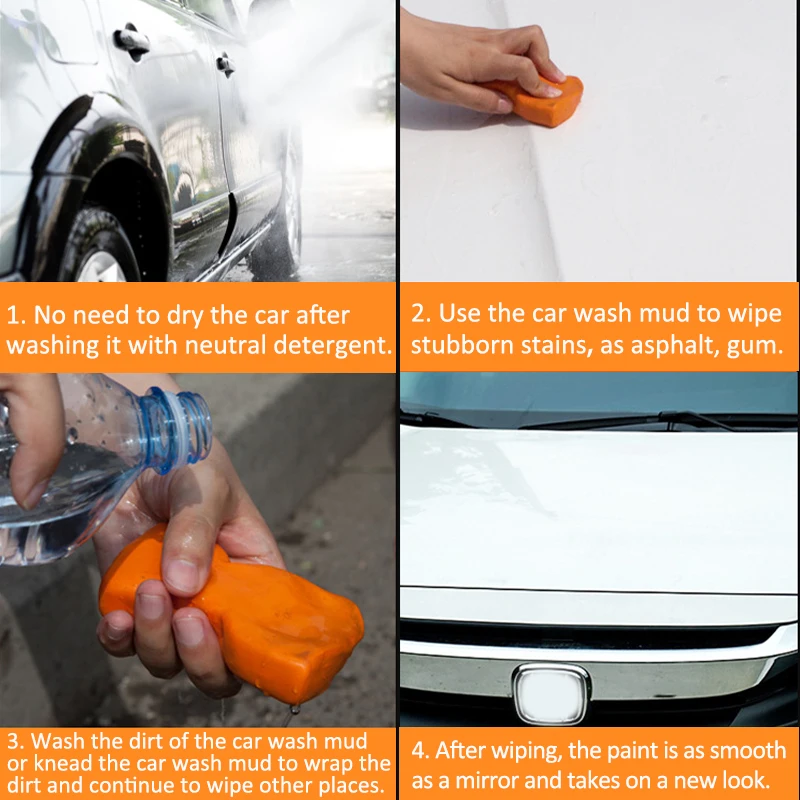 

100g Auto Care Magic Car truck Clean Clay Bar Car Truck Wash Clean Tools Washing Mud Car Cleaner Auto Cleaning Tool Magic Mud