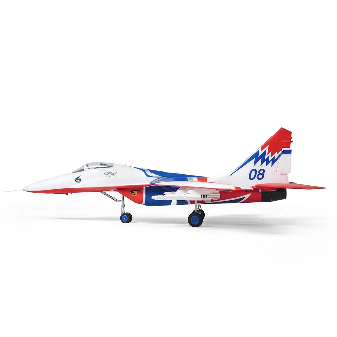 Twin 64mm MiG-29 EDF Fighter RC модель самолета в сборе с неподвижным крылом (без пульта