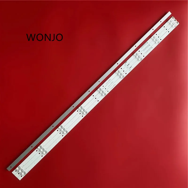 

100% New 4pcs/Kit LED strip for HISENSE TV H50A6140 50R6040E 50R6E HD500S1U51 CRH-BK50S1U51S3030T040979G-REV1.0 B W I JS 1190189