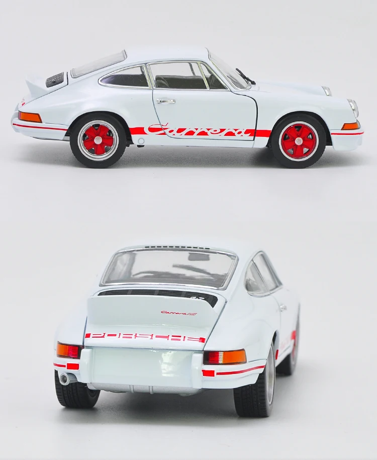 Welly 1/24 1:24 1973 Porsche 911 Carrera RS спортивный гоночный автомобиль Транспортное средство литье под давлением дисплей Модель игрушки на день рождения для детей мальчиков и девочек