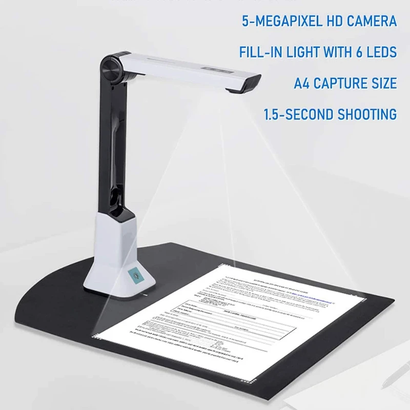Document Camera Scanner Is Suitable for Teachers with SDK &amp Twain Multi-Language OCR Function Pixels High-Definition | Компьютеры и