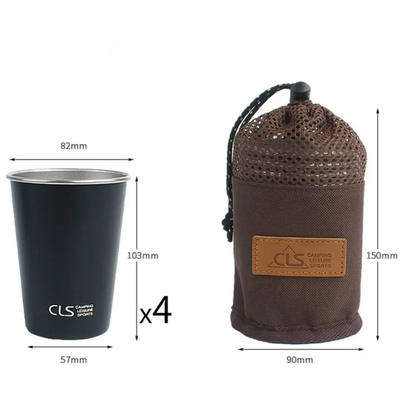 2020 уличная чашка из нержавеющей стали кружка кастрюли походная Посуда Пикник