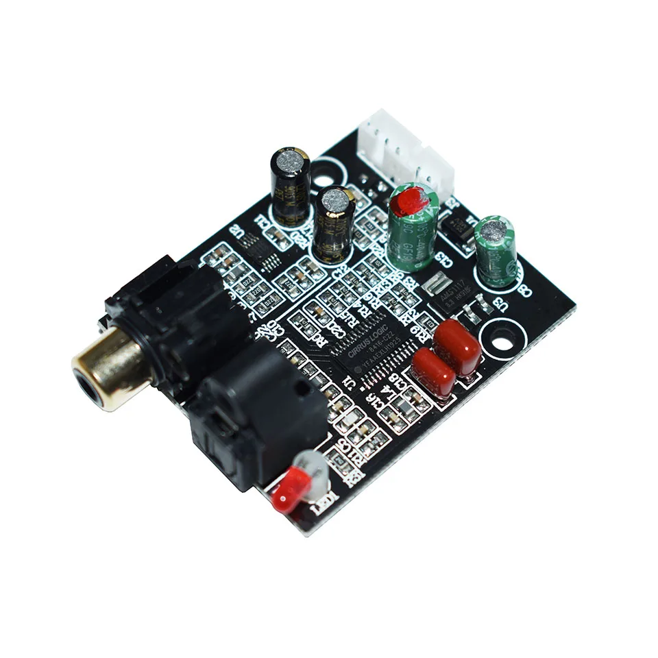 Цифровой декодер DAC CS8416 + CS4344 оптический коаксиальный цифровой сигнал вход стерео