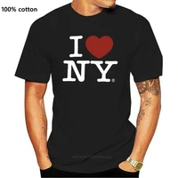 men and woman t shirt free shipping i love ny new york short sleeve screen print heart t shirt white