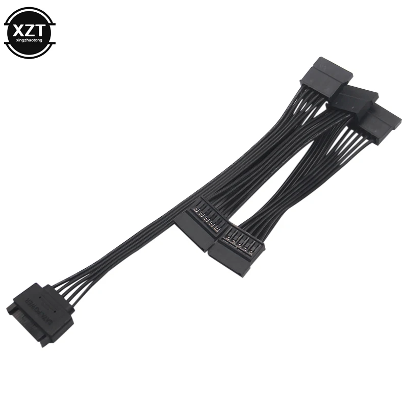 ПК для жесткого диска компьютера 4Pin Женский IDE/SATA Molex 1 до 5 Распределитель SATA