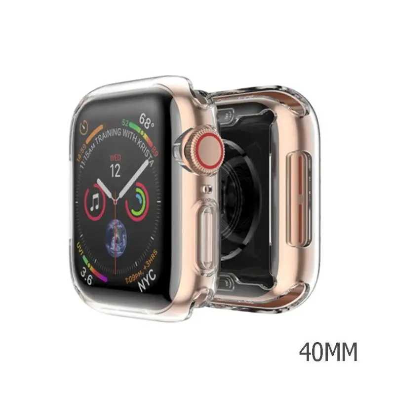 Жесткий защитный чехол для экрана из поликарбоната Apple Watch iWatch Series 4 защитные