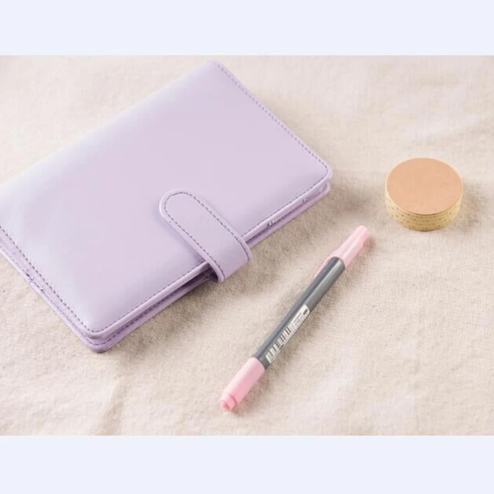 Чехол для ноутбука с листьями цвет макарон еженедельный ежемесячный ежедневник