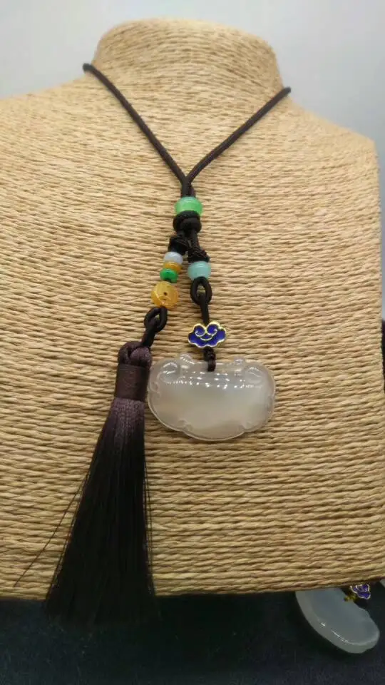 

DIY Handwoven Ethnic Jadeite Hanging Cord