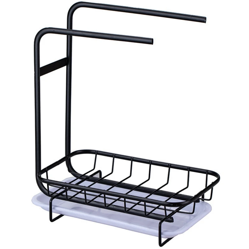 

Practical Drain Rack Storage Sink Organizer Rack Kitchen Storage Organizer Sponge Holder Container Shelf Accessories
